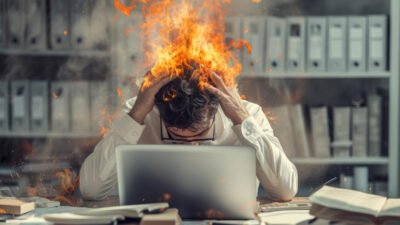 stressed guy