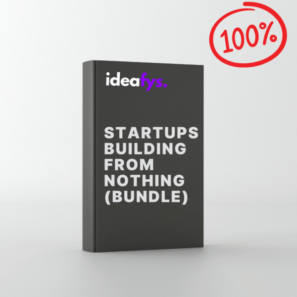 Startups Building from Nothing (Bundle) – Complete Digital Guide System
