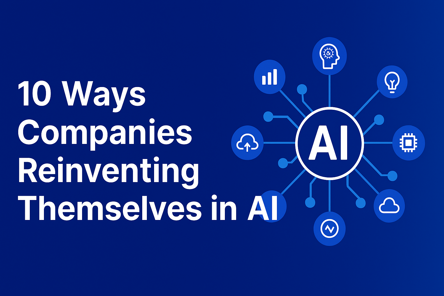 "Business leaders innovating with AI technology – 10 powerful ways companies reinventing themselves in AI to drive growth and innovation"