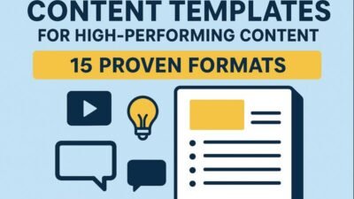 Content Templates for High-Performing Content – 15 Proven Formats