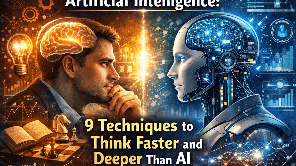 Artificial Intelligence: 9 Techniques to Think Faster and Deeper Than AI