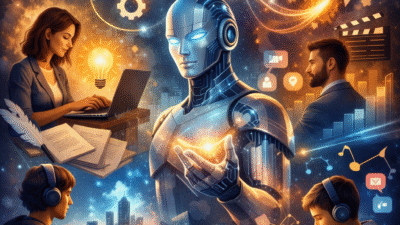 Artificial Intelligence boosting daily creativity with idea generation and innovation